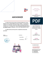 Adeverinte Limba Si Literatura Romana PDF