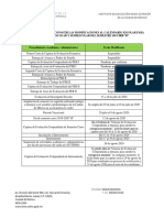 MODIFICACIONES AL CALENDARIO 2019-2020 B actual