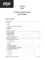 Software Requirements Specification