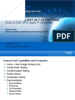 Understanding NIST HL7 v2 Test Tools: Focus On ONC 2015 Health IT Certification