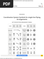 Butt Welded, Socket Welded and Threaded Symbols For A Single Line ...