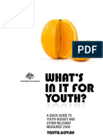 Quick Guide To Youth Budget