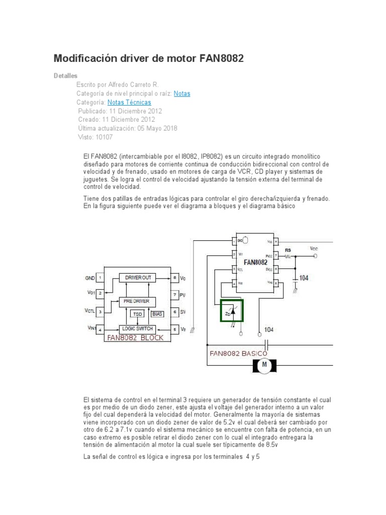 Lotto Di 5 Driver Motore DC Fairchild FAN8082 Bidirezionali - Foto 3