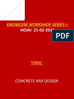 Knowcem Workshop Series I-Hojai