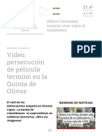 Video - Persecución de Película Terminó en La Quinta de Olivos - Crónica - Firme Junto Al Pueblo