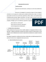 ESTADISTICA TEMA #Organización