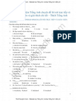 (ThichTiengAnh.Com) 85 Câu hỏi trắc nghiệm Tiếng Anh chuyên đề câu trực tiếp - câu gián tiếp có đáp án chi tiết PDF