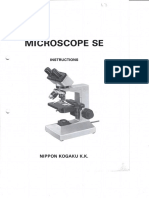 Nikon SE Microscope - User Manual