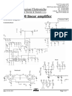 Schematic Diagram for KLV 400 Linear Amplifier