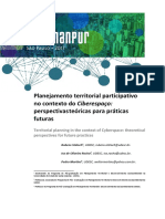 Planejamento Territorial Participativo No Contexto Do Ciberespaço: Perspectivas Teóricas para Práticas Futuras