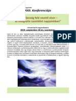 Daubner - Emberlét - Integratív Pszichoterápiás Konferencia IPE Konferencia 2019