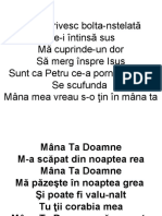 Mana Ta, Doamne