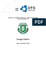 Programa de Trabalho Estágio Eletivo Clínica Médica - Niulane Rodrigues Carrijo PDF