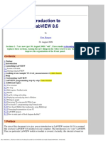 Fdocuments - in - Introduction To Labview by Finn Haugen Techteach PDF
