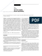 Determination of Caffeine in Tea Samples PDF