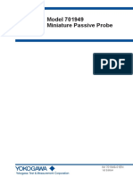 User S Manual: Model 701949 Miniature Passive Probe