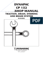 Dynapac CP 132 Workshop Manual: Traction, Drain, Steering and Brake System