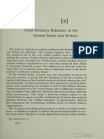 Civil-Military Relations in The United States and Britain: Federalist