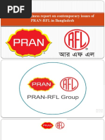 A Formal Business Report On Contemporary Issues of PRAN-RFL in Bangladesh