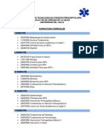 Estructura Curricular Del Programa Aph