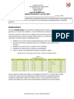 Entalpía de Enlace y Ley de Hess