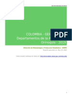 GEIH - Nuevos Departamentos de La Amozonia y Orinoquía - 2019 PDF