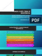 CAPACIDADES FISICAS RESISTENCIA - FLEXIBILIDAD PRIMER CORTE - TEMA 3 y 4 2020