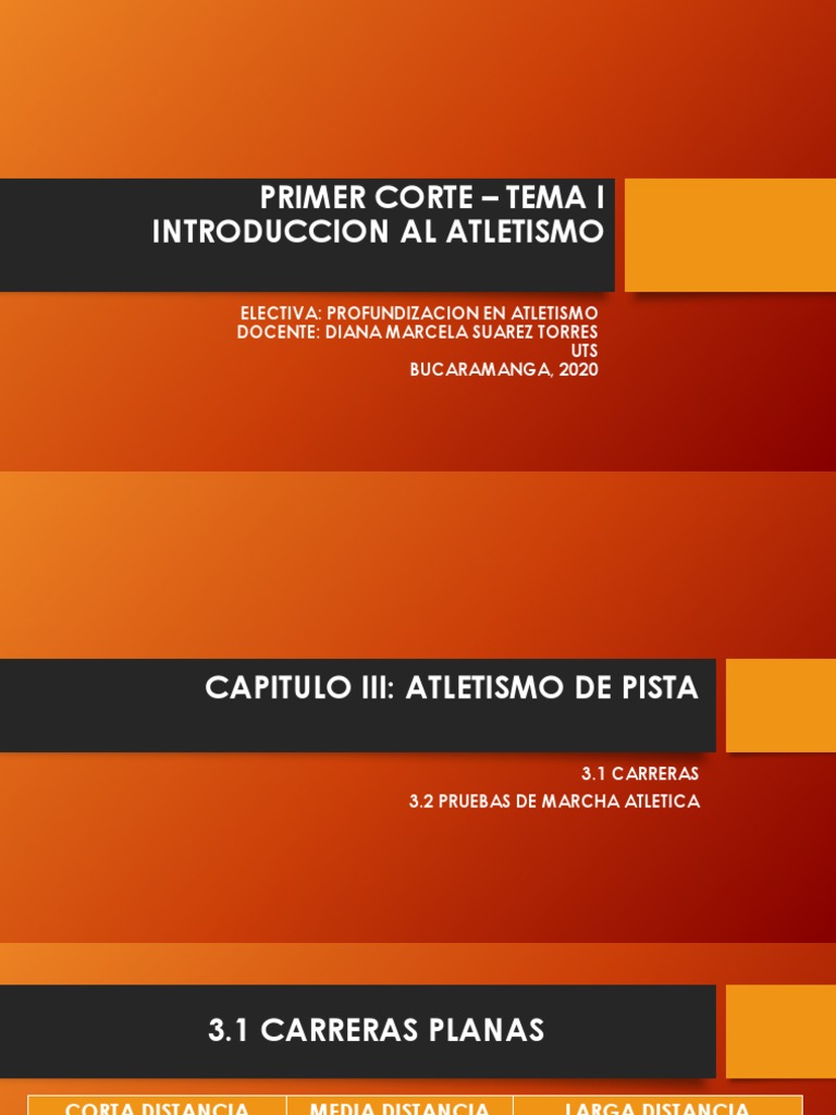 Introduccion Al Atletismo - Grupo B | PDF | Deporte del atletismo ...