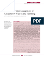 Hypnosis For The Management of Anticipatory Nausea and Vomiting
