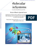 Molecular Biosystems: Bruce Alberts Special Issue