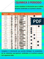 Actividad Quimica 3 Periodo PDF