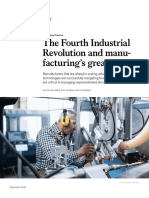 The Fourth Industrial Revolution and Manu-Facturing's Great Reset