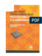 EL ENFOQUE DE POLITICAS PUBLICAS Y LOS ESTUDIOS SOBRE GOBIERNO