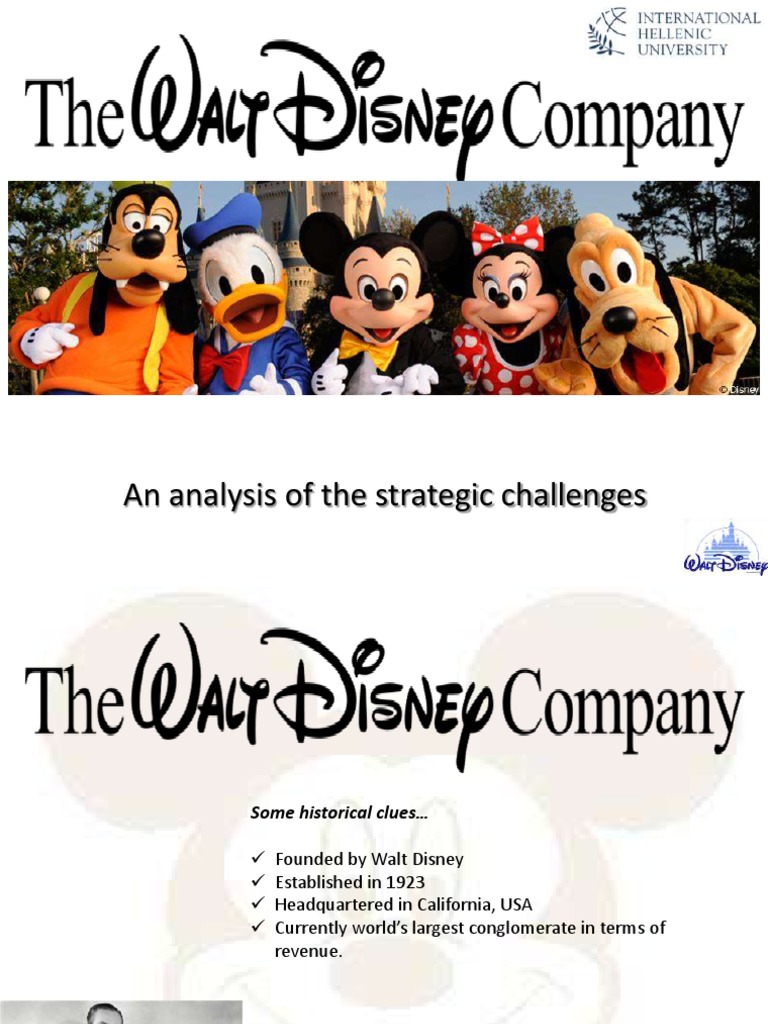 Walt Disney Strategic Analysis Overview | PDF | The Walt Disney Company ...