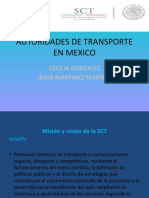 AUTORIDADES DE TRANSPORTE EN MEXICO