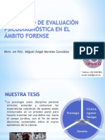 Psicología forense y evaluación psicológica