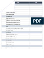 Keywords: Checkbox Task Notes