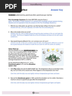 Student Exploration: Greenhouse Effect | PDF | Greenhouse