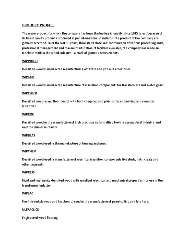 Western India Plywoods 2 PDF Wood Plywood