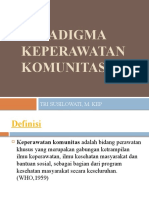 Paradigma Keperawatan Komunitas Sarjana Keperawatan (S1) Kep Komunitas I 20200913 204054