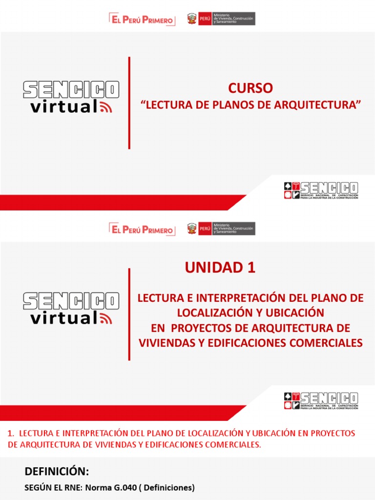 Curso: "Lectura de Planos de Arquitectura" | PDF | Sistema coordinado ...