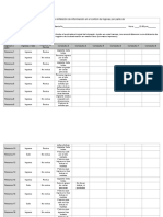 Tabla 1 de Registro de Frecuencias de Selección e Inhibición de Información en El Control de Ingreso Por Parte de