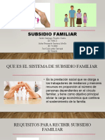 Subsidio Familiar