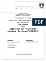 Application Aux Réseaux Inter Automate Le Réseau PROFIBUS PDF