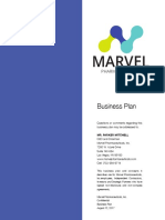 Marvel Pharmaceuticals Business Plan