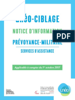 Notice D'information Uneo-Ciblage Prévoyance-Militaire