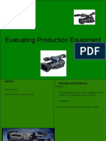Evaluating Production Equipment
