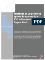 Formación de Un Portafolio Óptimo de Acciones de La BVC Utilizando El Modelo Treynor Black