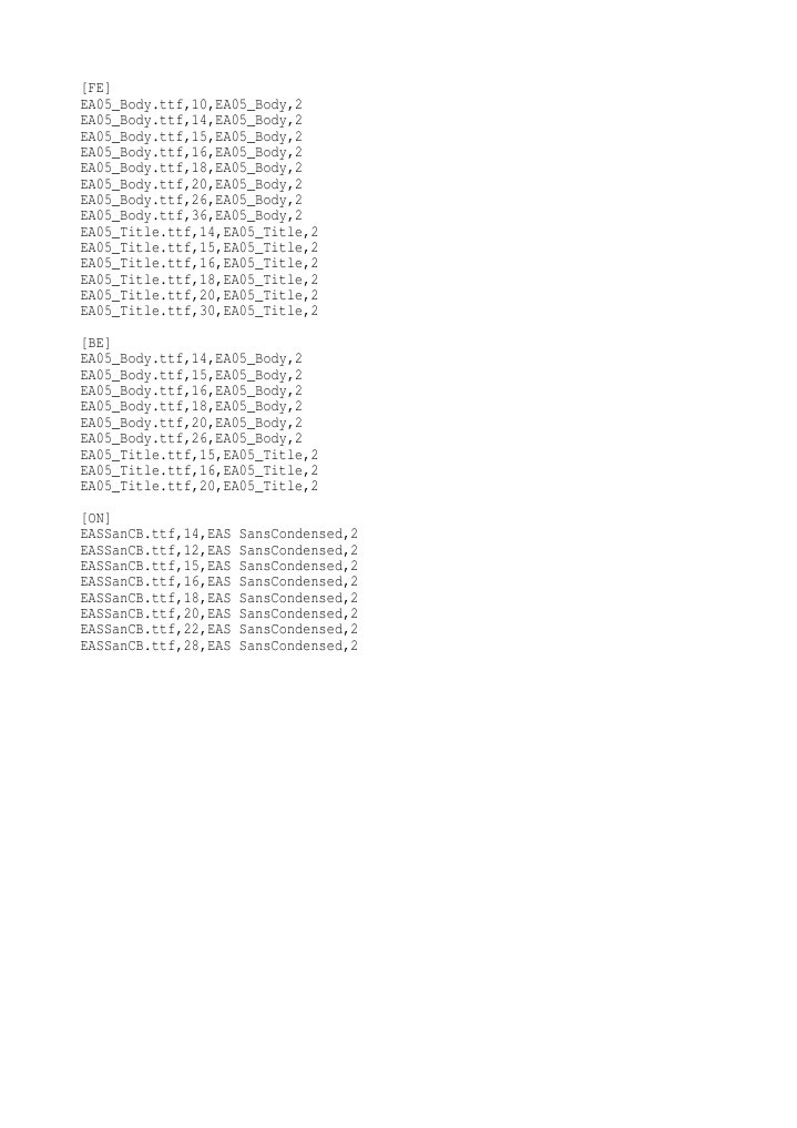 Font Col | PDF | Technology & Engineering