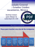 DS 160 Powerpoint Spanish